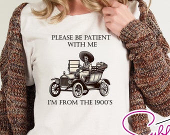 I'M From The 1900S PNG: Retro Western Graphic (Digital Download)