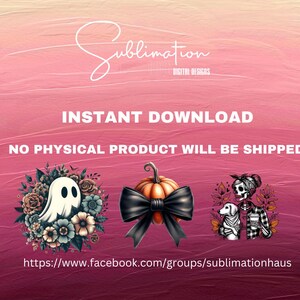 a pink background with a picture of a skeleton, a pumpkin, and a ghost