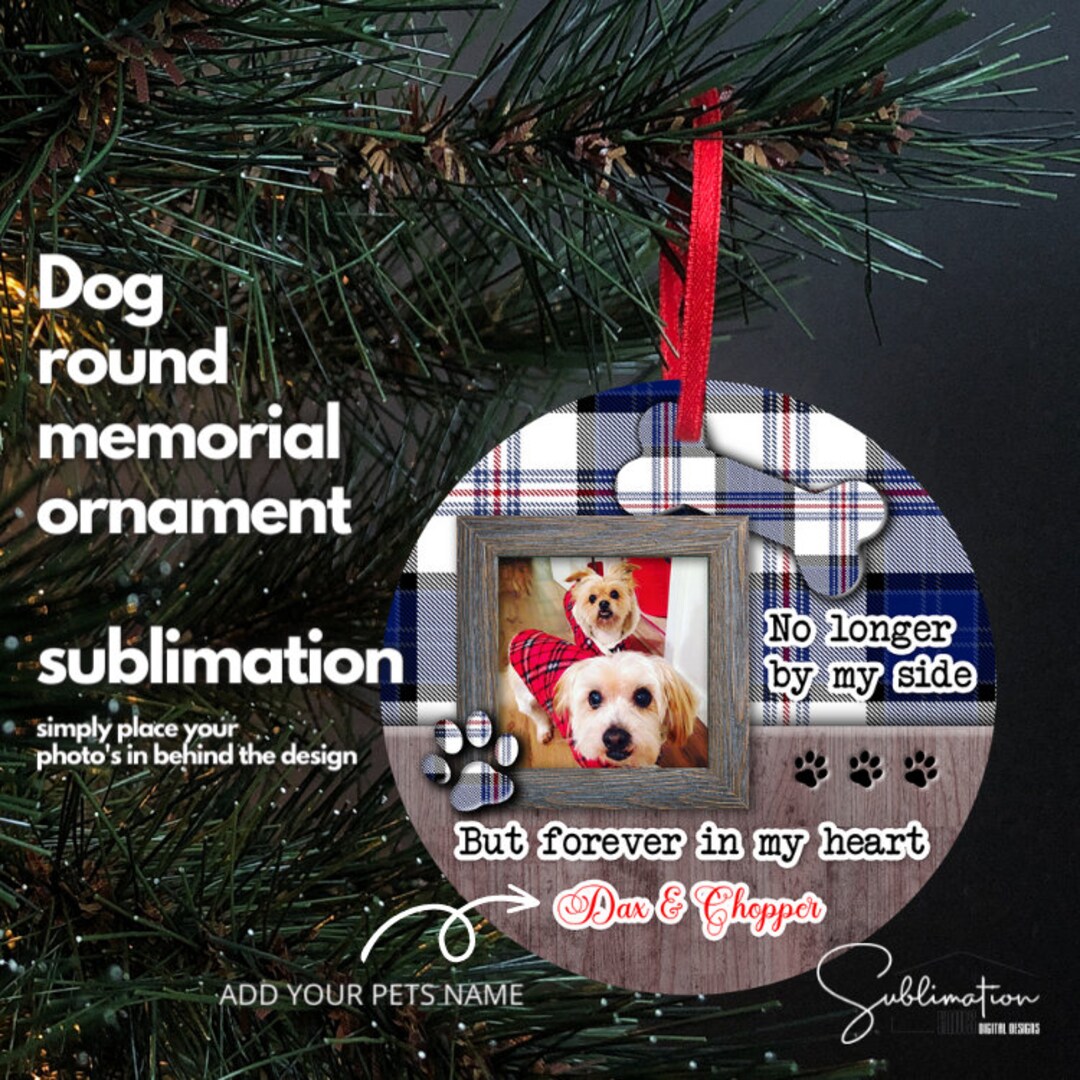 Pet Memorial Ornament: Dog Sympathy Gift (PNG) - Etsy