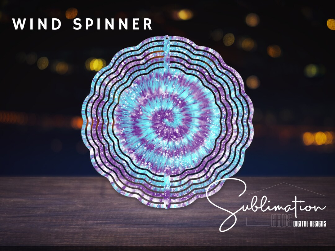 Tie Dye Wind Spinner PNG: Sublimation Garden Designs (digital Download ...