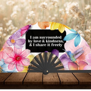 Clack Fan PNG Design for Birthdays & Graduations, - Positive Affirmation, Clack Fan Sublimation Design for Graduation, Festivals - Digital