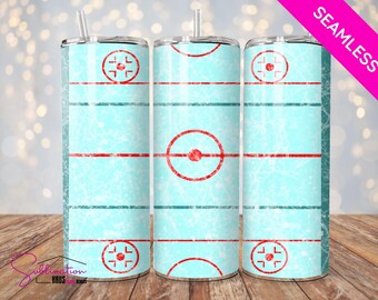 Ringette Tumbler Sublimation Design: Hockey 20oz Skinny Wrap (Digital Download)