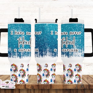 Sarcastic Sweary 40oz Wrap Watercolor 40 oz Tumbler Wrap Template PNG 40 oz Skinny Tumbler Sublimation Pigs 40oz wrap
