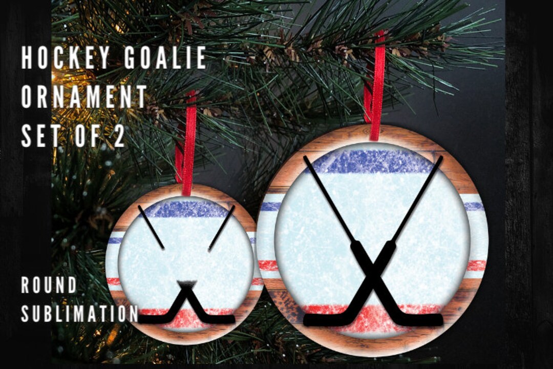 Hockey Goalie Ornament Png Hockey PNG Christmas Hockey PNG Etsy