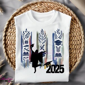 Graduation 2025 T-Shirt, Custom Senior Shirt, Personalized Graduation Gift, Class of 25 Grad Tee, Unique Design