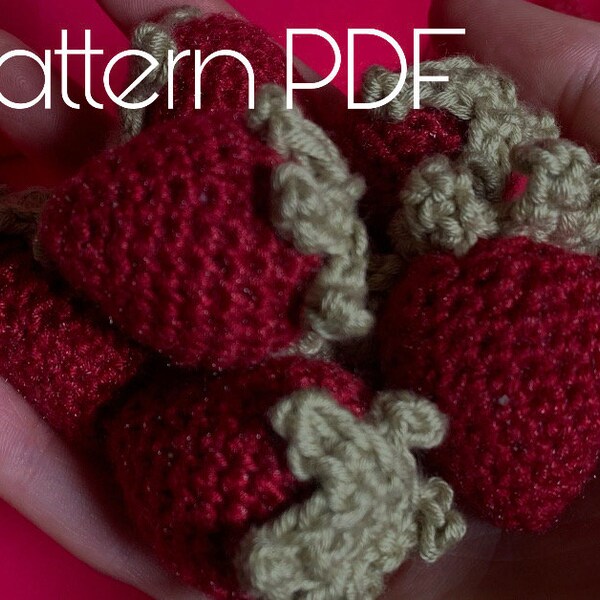 Strawberry Crochet Toy Pattern