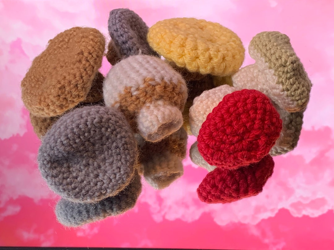 Crochet Mushroom Cat Toy With Catnip Etsy