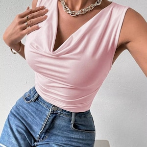 Cowl Neck Tank