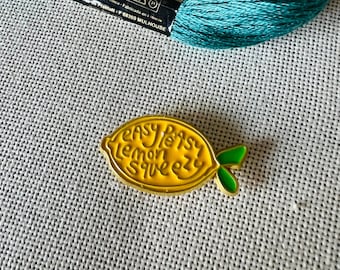 Easy Lemon Needle Minder | Cover Minder