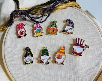 Holiday Gnome Needle Minders