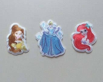 Princess Stick On Iron On Patch