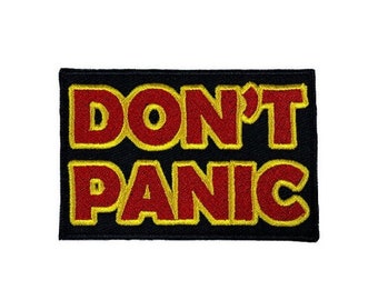 Don't Panic Iron-On Patch