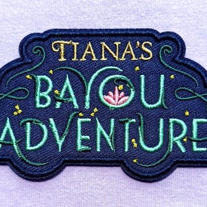 Adventure Theme Frog Princess Iron On Patch