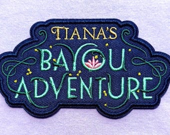 Adventure Theme Frog Princess Iron On Patch