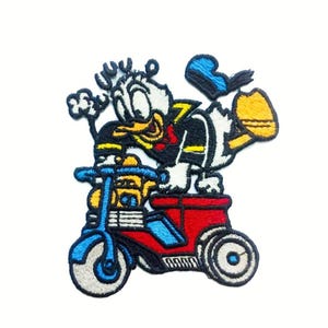 Aufnäher „Duck Trouble Scooter“