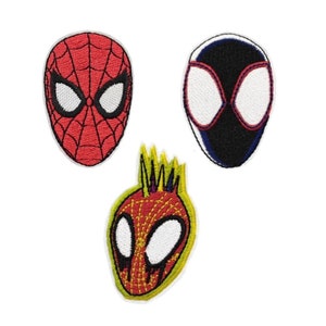 Spiderman Spider Punk Mask Iron On Patch