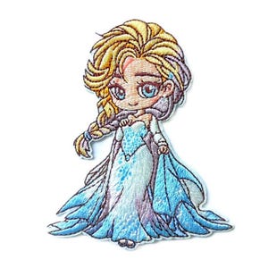 Elsa Princess Iron On Patch
