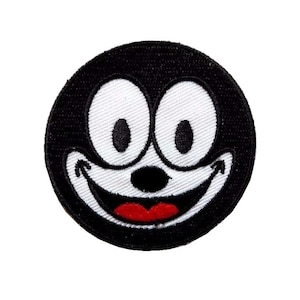 Felix The Cat Round Iron On Patch