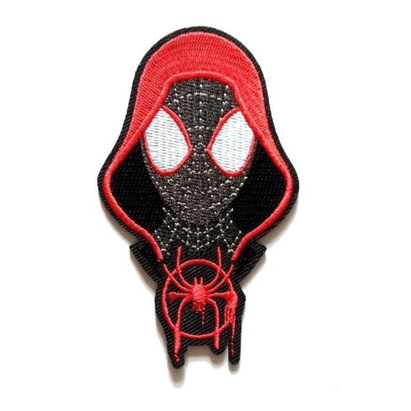 Spiderman Miles Morales Spider Verse Logo Iron On Patch
