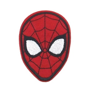 Spiderman Mask Iron On Patch