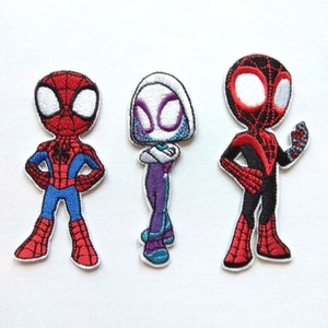 Spiderman Embroidered Iron On Patch