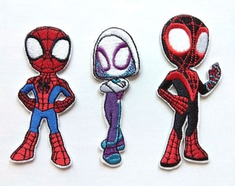 Patch thermocollant brodé Spiderman