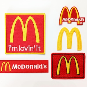 Naszywka do prasowania z menu burgerów dla załogi restauracji typu fast food