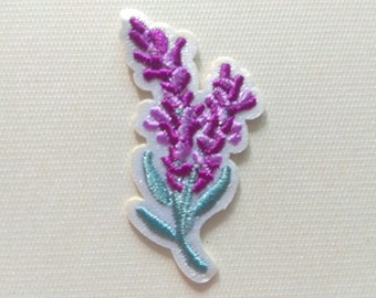 2pcs Lavender Flower Plant Nature Stick On Patch