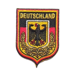 Deutschland Flag Germany Uniform Iron On Patch
