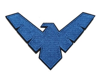 Nightwing Iron On Embroidered Patch