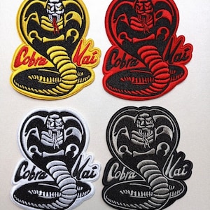 Cobra Karate Dojo Logo Iron On Patch
