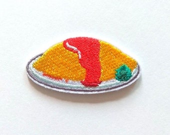 Japanese Food Omurice Japan Stick On Patch