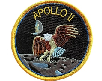 Nasa Space Moon Iron On Patch