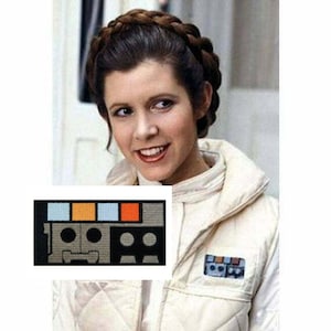 Princess Leia Hoth Vest Iron On Patch