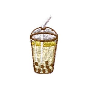 Boba Tea Bubble Drink Patch