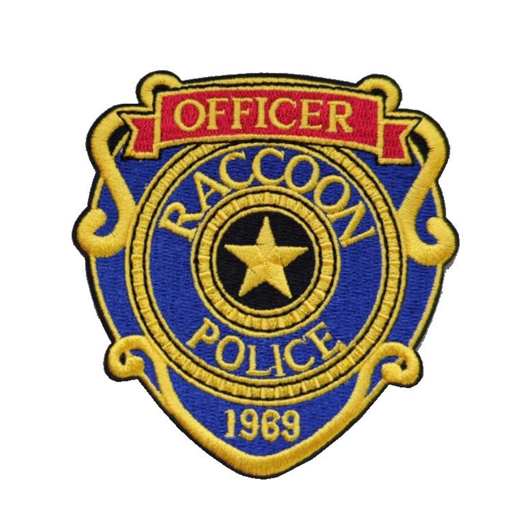 Raccoon Police RPD 3.5 inch Patch (Iron on sew on-R1)