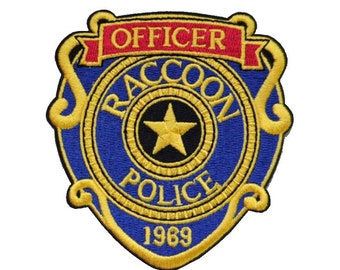 Raccoon City R.P.D. Geborduurde opstrijkpatch politiekostuum