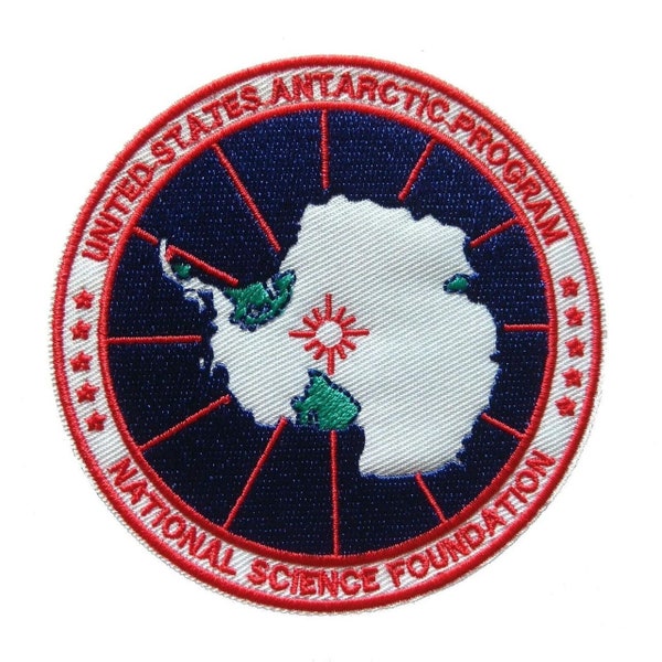 United States Antarctic Program Antarctica Science Embroidered Iron On Sew Patch