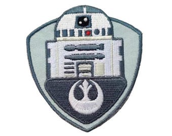 R2D2 Iron On Patch