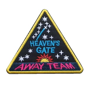 Embroidered Heaven&#39;s Gate Away Team Iron On Patch