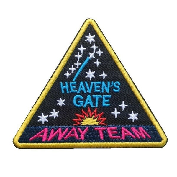Embroidered Heaven's Gate Away Team Iron On Patch