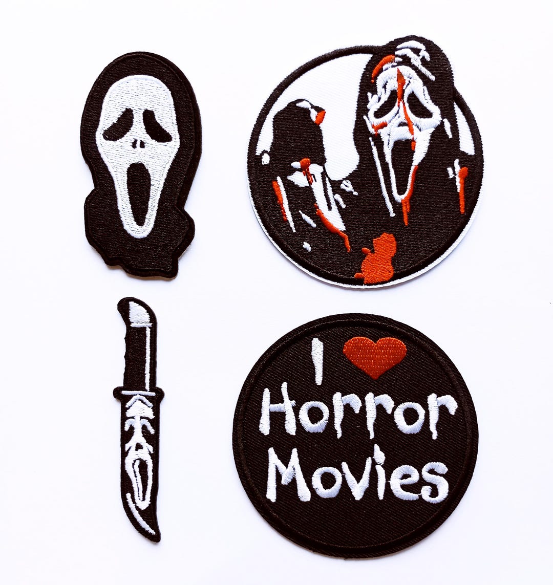 Griffpatch Horror Scream Horror Knife Movie Iron on Patch - Etsy