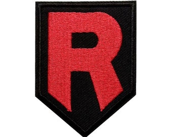 Parche termoadhesivo con logotipo de Team Rocket
