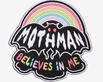 Mothman Iron On Patch