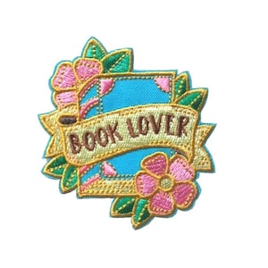 Parche termoadhesivo para amantes de los libros