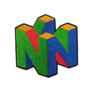 Game Logo Console Retro Iron On Patch