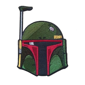 Boba Fett Helmet Iron On Patch