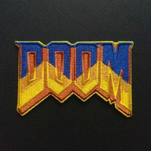 Doom Logo Iron On Patch