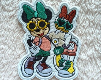 Minnie Daisy BFF Besties Friend Iron On Patch