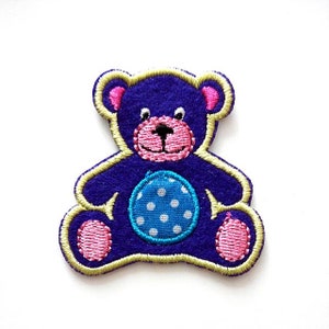 Teddy Bear Craft Iron On Patch